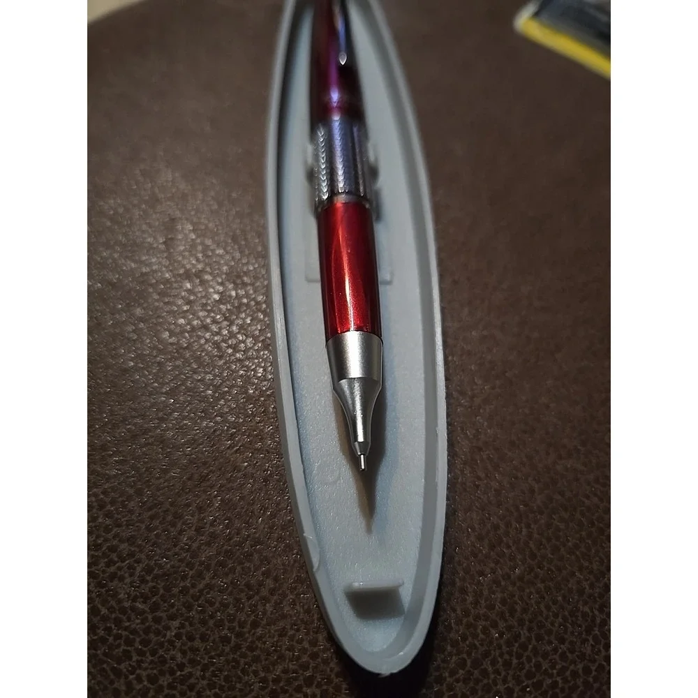 P1035B Pentel Sharp Kerry Mechanical Pencil, 0.5mm, Red, Pack of 1 New In Holder